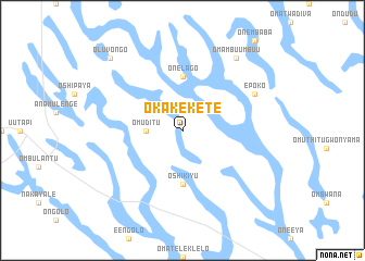 map of Okakekete