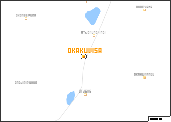 map of Okakuvisa