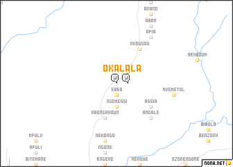 map of Okala