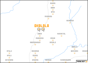 map of Okala