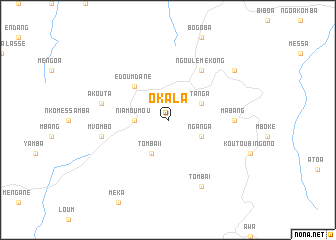 map of Okala