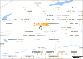 map of Okaliniec