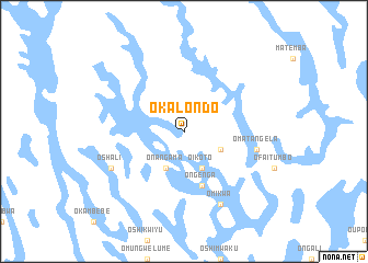 map of Okalondo