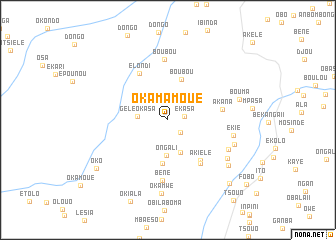 map of Okamamoué