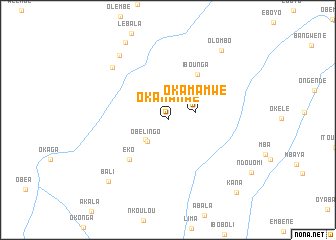 map of Okamamwé