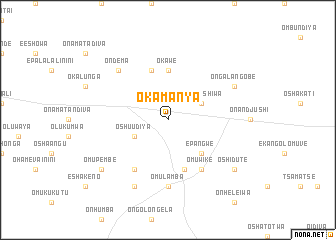 map of Okamanya