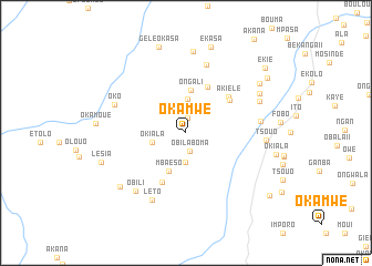 map of Okamwé