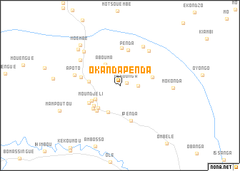 map of Okanda Pènda