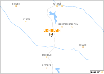 map of Okandja