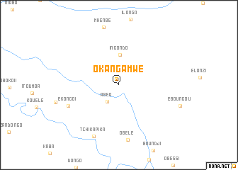 map of Okangamwé