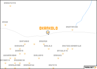 map of Okankolo