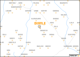 map of Okanle