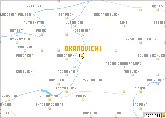 map of Okanovichi