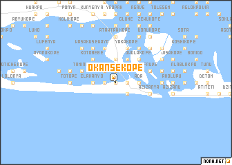 map of Okansekope