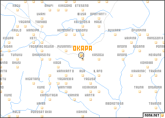 map of Okapa