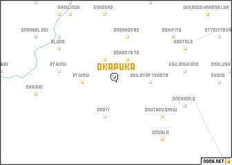 map of Okapuka