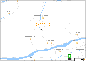 map of Okaramio