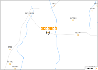 map of Okarara