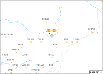 map of Okara