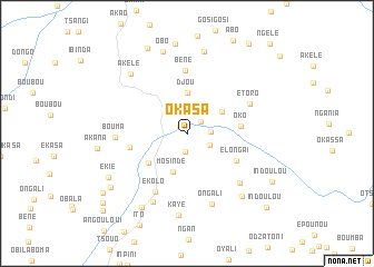 map of Okasa