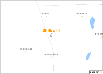 map of Okaseta
