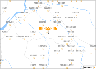 map of Okassang