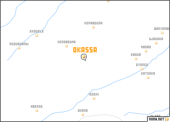 map of Okassa