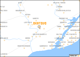 map of Okatovo