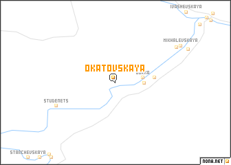 map of Okatovskaya