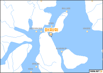 map of Okavai