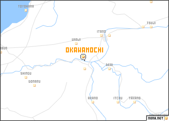 map of Ōkawamochi