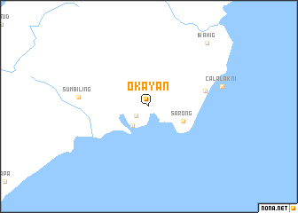 map of Okayan