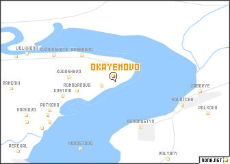 map of Okayemovo
