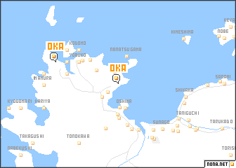 map of Ōka