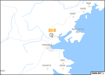 map of Ōka