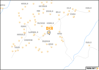 map of Oka