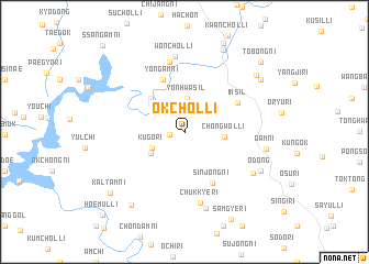 map of Okchŏl-li