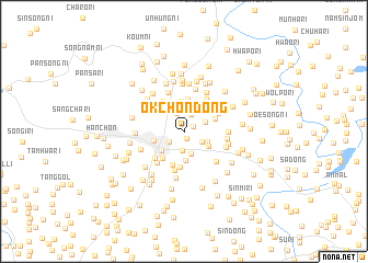 map of Okchŏn-dong