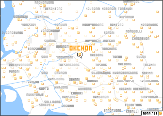 map of Okchŏn