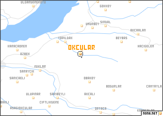 map of Okçular