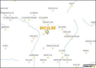 map of Okçular