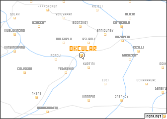 map of Okçular