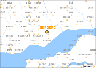 map of Oke Agba