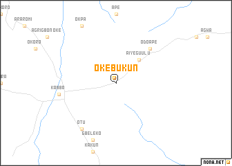 map of Okebukun