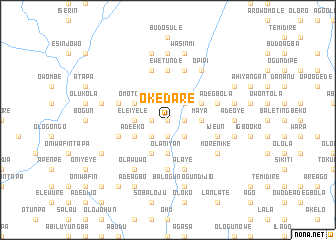 map of Okedare