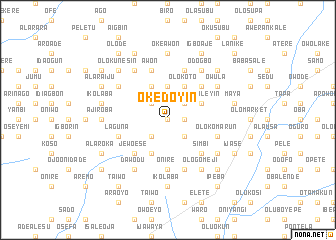 map of Oke Doyin