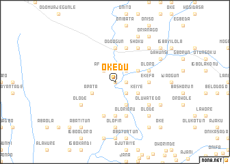 map of Okedu