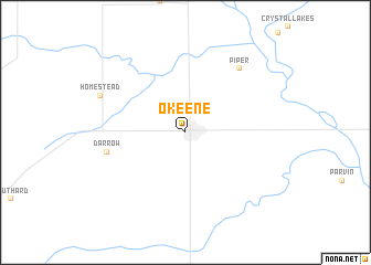 map of Okeene