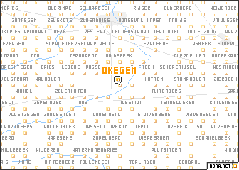 map of Okegem