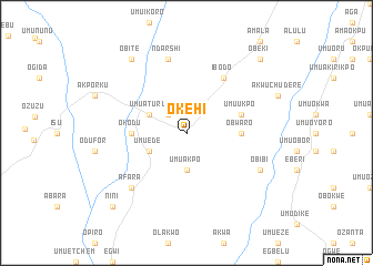 map of Okehi